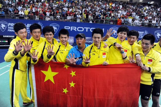 2010年獲得湯姆斯杯冠軍