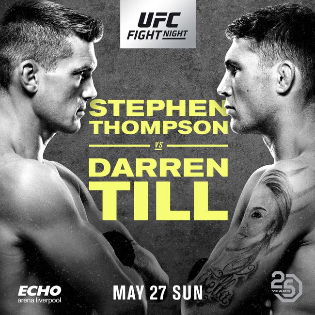 UFC Fight Night 130 湯普森 VS 提爾