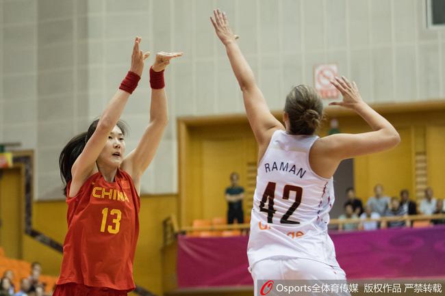中國女籃65-48勝比利時隊