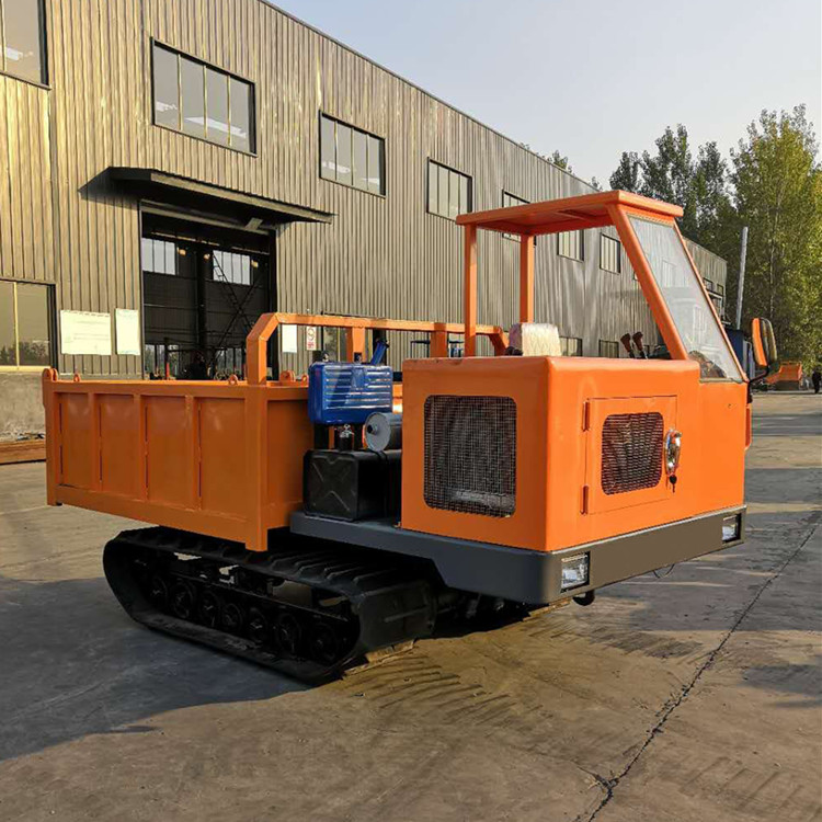 江西履帶運輸車_5噸履帶拉沙翻斗車
