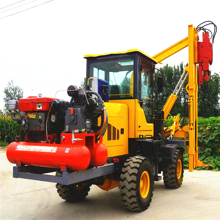 直銷波形液壓護(hù)欄打樁機_高速公路護(hù)欄打樁機