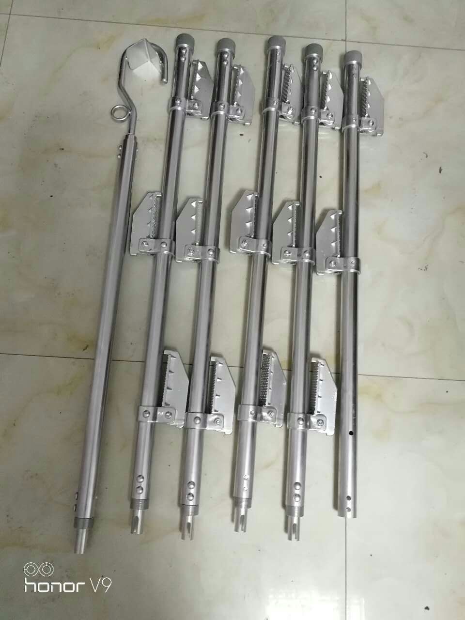鋁合金獨角梯_可拆卸可折疊柱式梯子_鐵路鋁合金蜈蚣梯