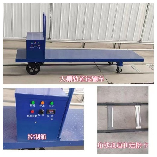 溫室大棚軌道運(yùn)輸車遙控軌道運(yùn)輸車運(yùn)菜小火車